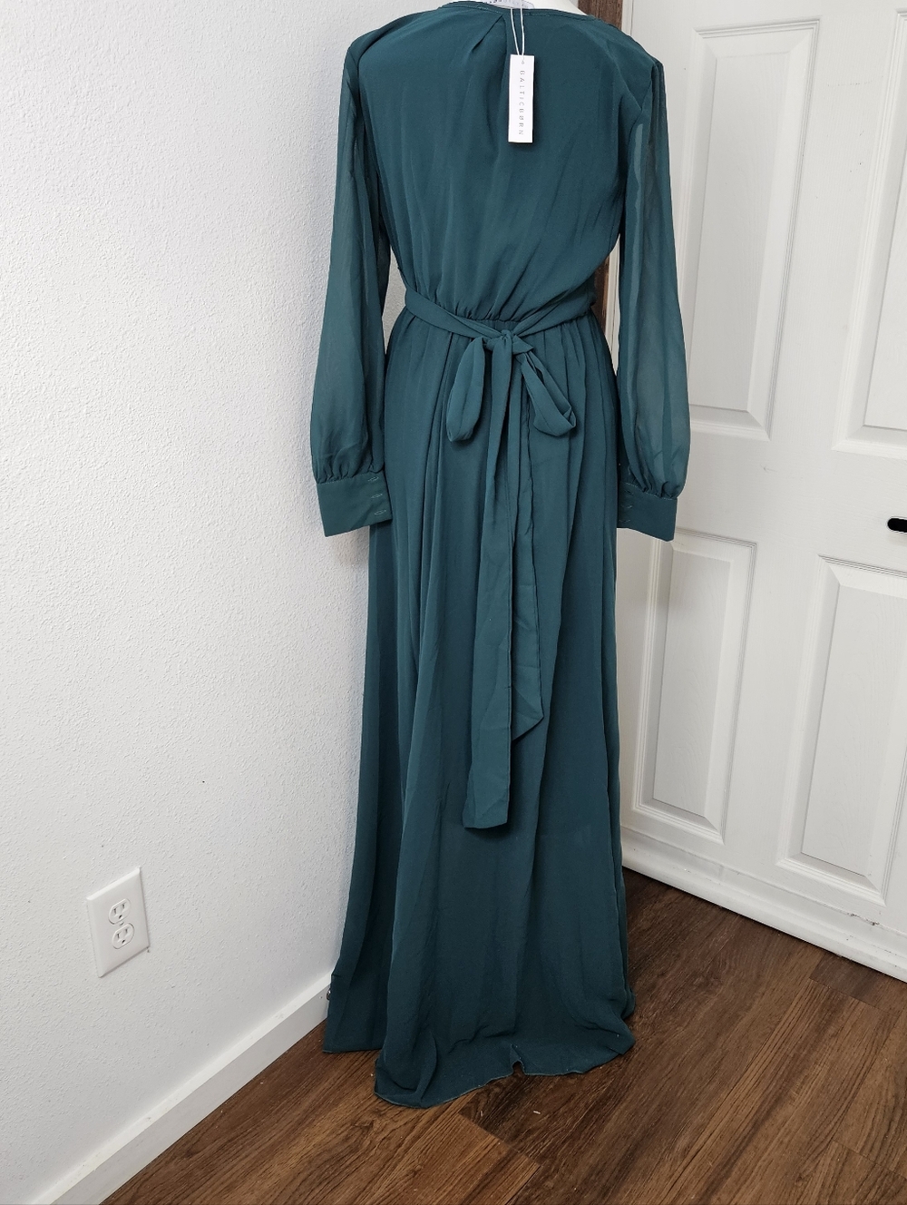Baltic Born Hunter Green Lydia Maxi Dress Size Small New - Picture 8 of 10